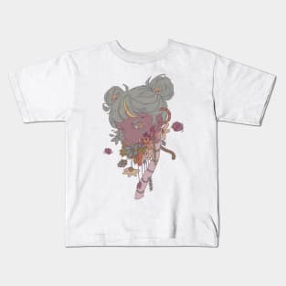 Head of Flowers Kids T-Shirt